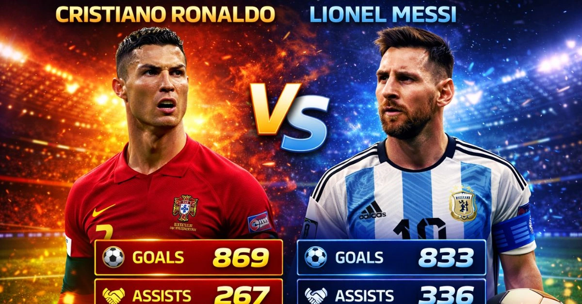 Cristiano Ronaldo vs Messi Stats